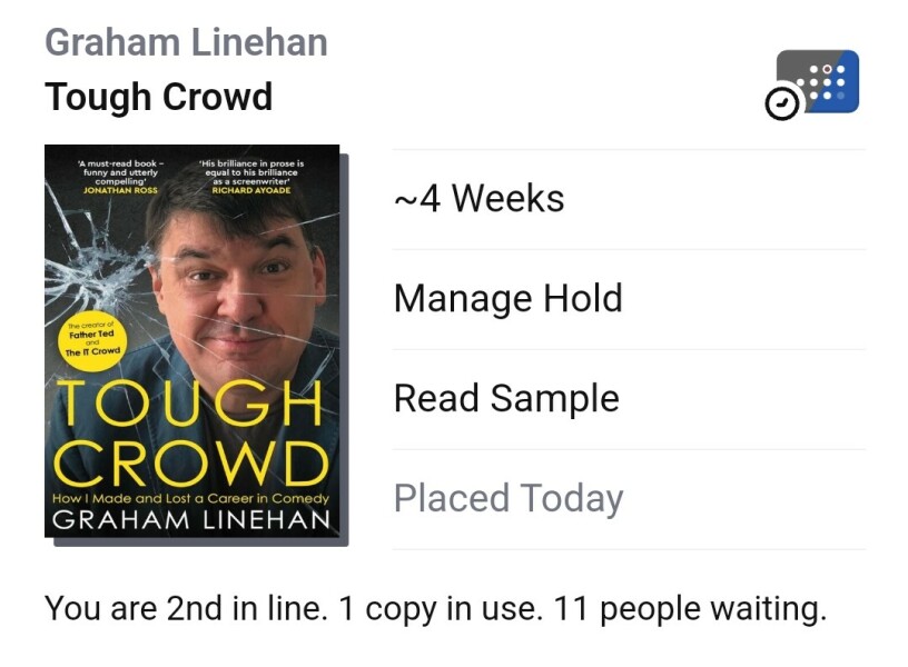Graham Linehan’s Book