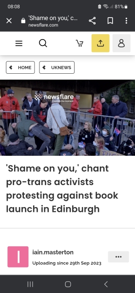 'I trust their condemnation' - protester at book launch of 'Sex and Gender'
