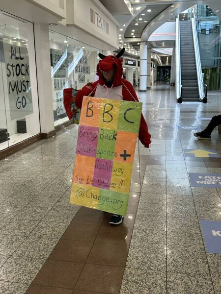 Dora the Dragon at the BBC