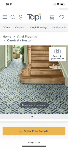 Floor tiles for entrance corridor? where to buy...