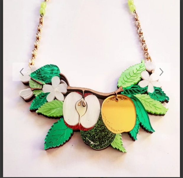 Statement necklace to go with this dress!