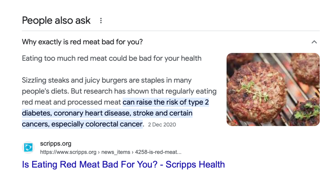 Red and processed meat