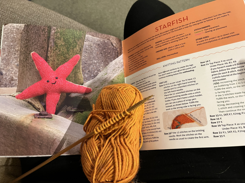 It's crochet,  knit and natter thread 11. So much yarn we need a yarn barn.