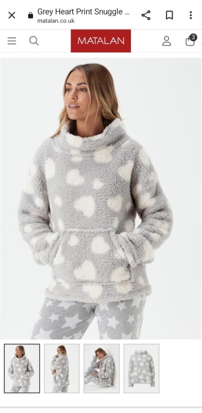 Fluffy “oodie” that is warm and not too oversized