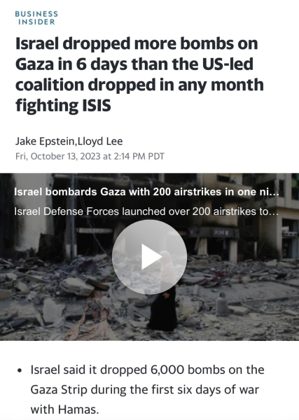 To think it’s turning into genocide in real time