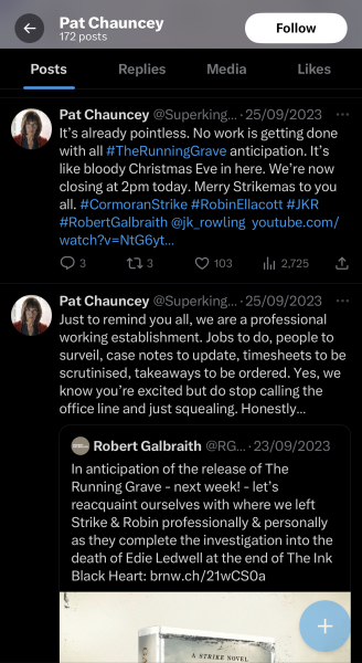 *Spoilers spoilers spoilers* the running grave spoilers thread.. (Content warning - mentions suicide)