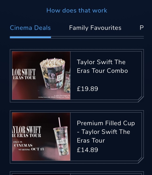 Has anyone been To see Taylor swift at the cinema yet ?