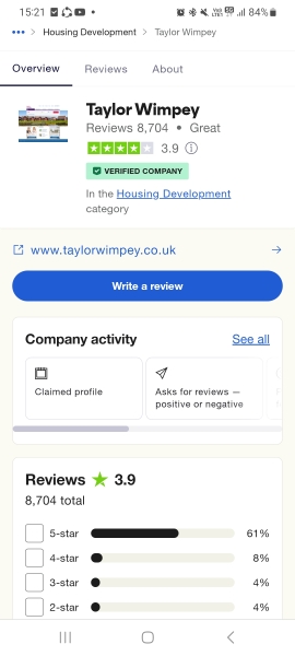 Taylor Wimpey Experience