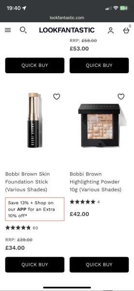 Alternative to Bobbi Brown foundation stick?