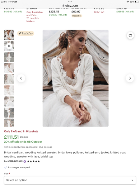 Where can I find a white mohair jumper/cardigan