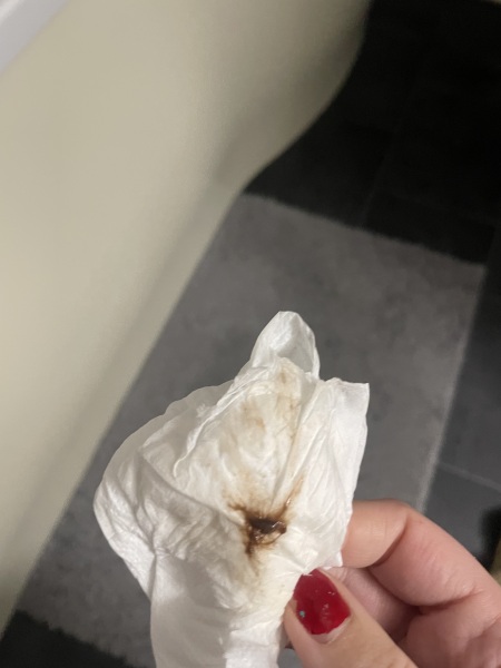 5w3d TW - pic in post brown discharge & talk of previous mc