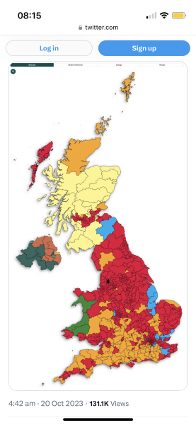 Results like these at a general election would mean Tory annihilation
