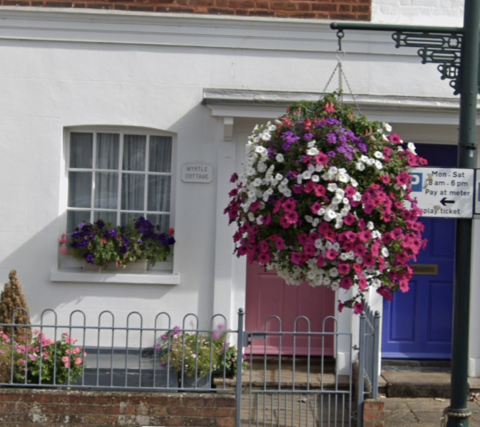 Can I see you pale pink front doors ?