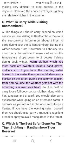 India in November