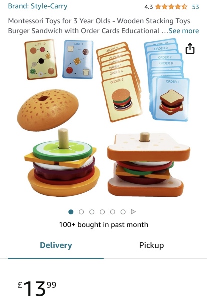 What smaller things are you buying for your 3 year olds?