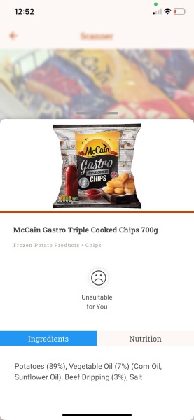Coeliac question - chips unsuitable on Coeliac UK but ingredients looked fine