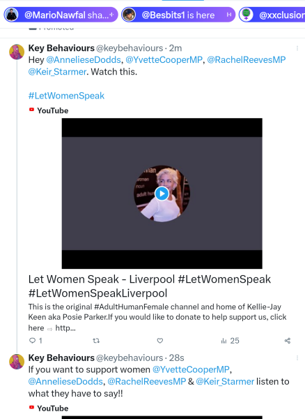 Let Women Speak Liverpool - Sunday 8th October, 1-3pm