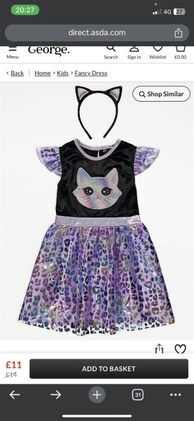 Toddler Halloween outfit not scary enough?