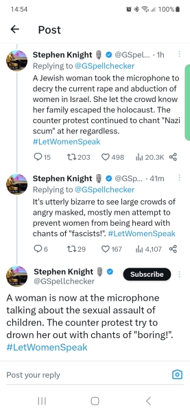 Let Women Speak Liverpool - Sunday 8th October, 1-3pm