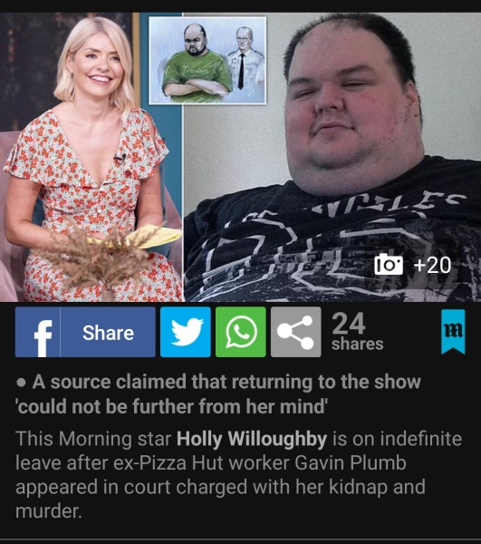 Holly Willoughby-man arrested