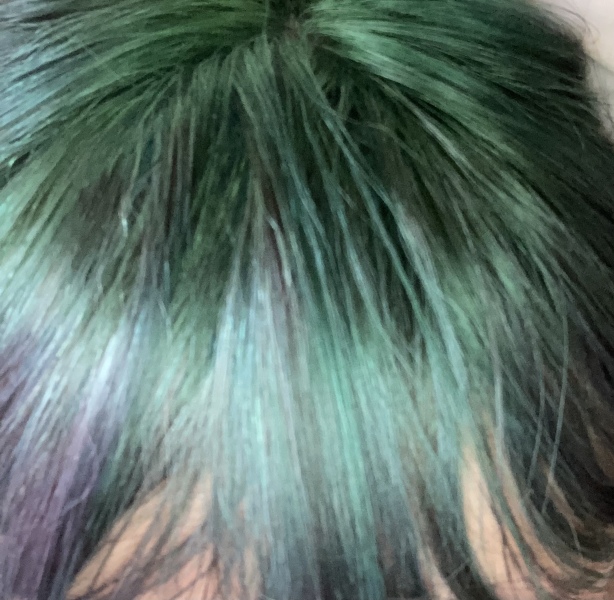 Color in grey hair