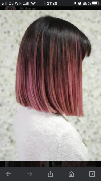 Thinking of getting subtle pink streaks added to my hair