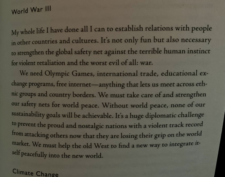 How do you reconcile the risks of the world with enjoying your children