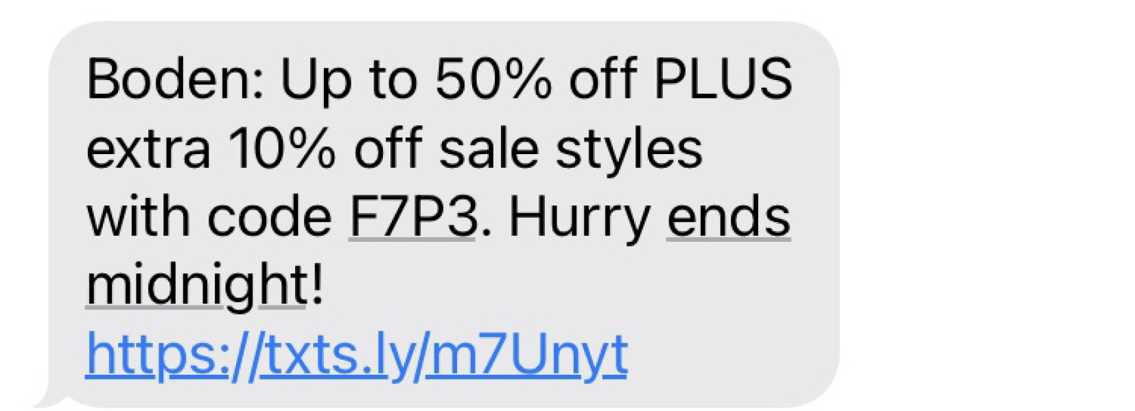 Does anyone have a Boden voucher code?