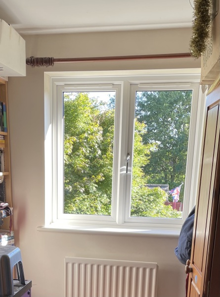 Do you have windows with different coloured internal and external frames?