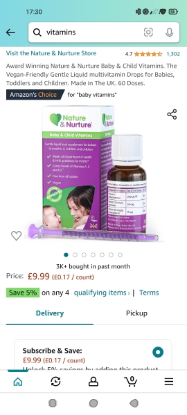 What vitamins do you use for your one year old?