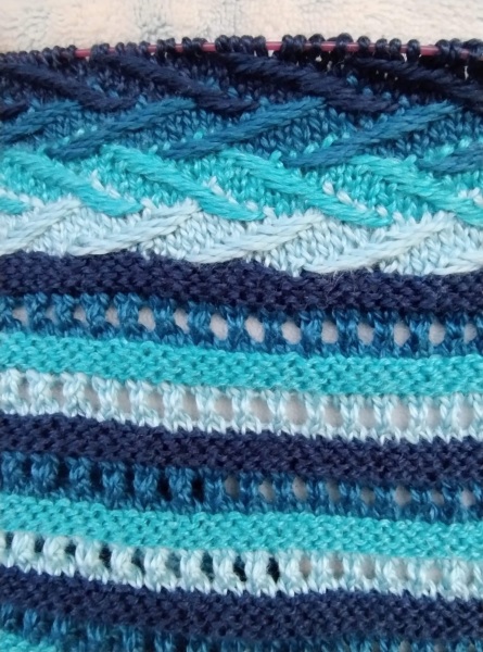 It's crochet,  knit and natter thread 11. So much yarn we need a yarn barn.