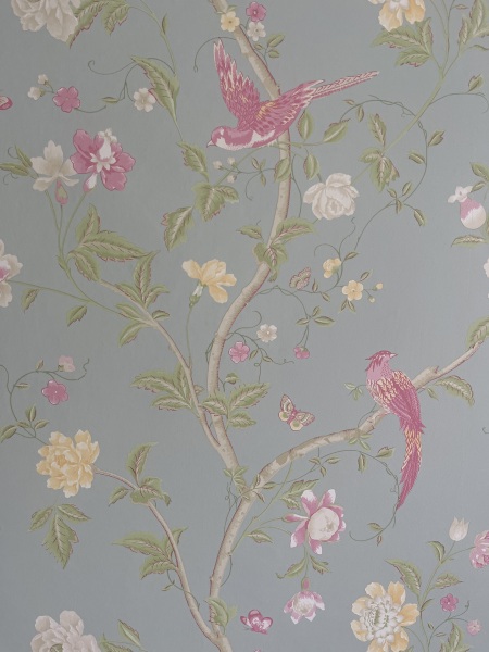Shopping challenge, if you are good at room decor. Can you find me bedding to go with this wallpaper?