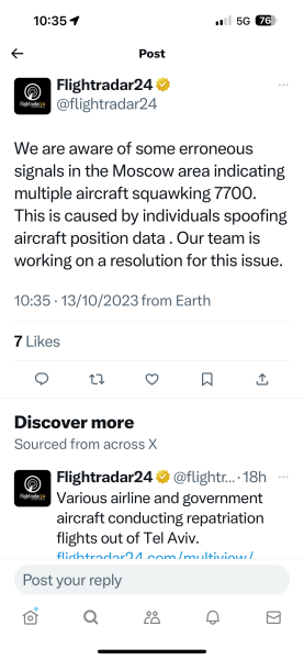 Flightradar - what's going on?