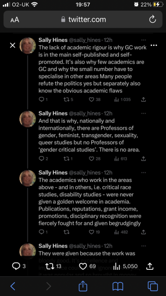 Trans/gender activists/ideologists/believers complain of being cancelled.