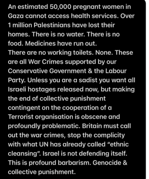 To think it’s turning into genocide in real time