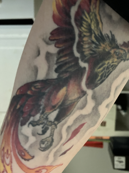 Colour work tattoo NI