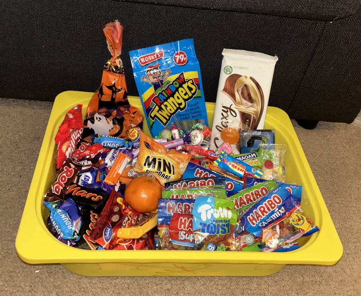 How many sweets did your kids end up with tonight?