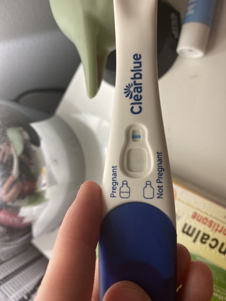 Clearblue - positive or evap line?