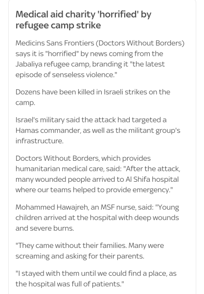 Why is Israeli bombing refugee camps in Gaza?
