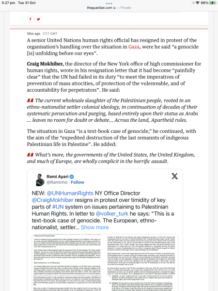 To think Israel won't exist much longer?