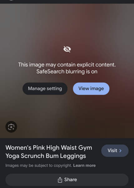 To think scrunch bum leggings look fucking shit