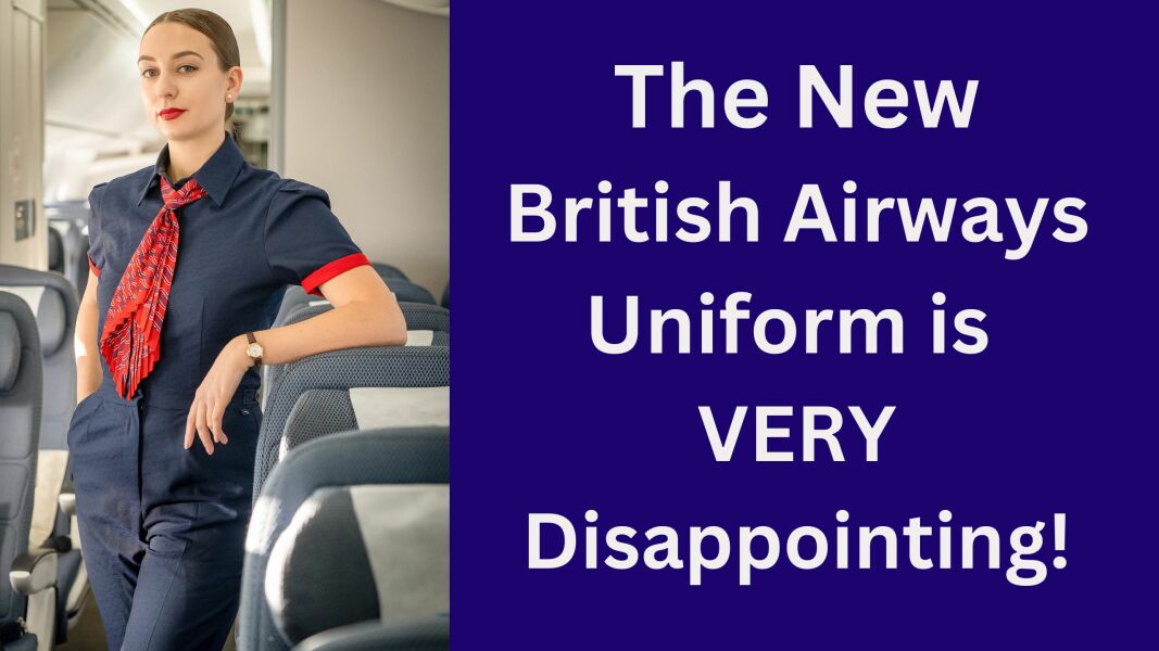 To think the new British Airways uniform (announced today) is awful?