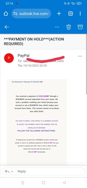 What could this scam be...