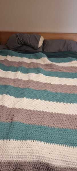 It's crochet,  knit and natter thread 11. So much yarn we need a yarn barn.