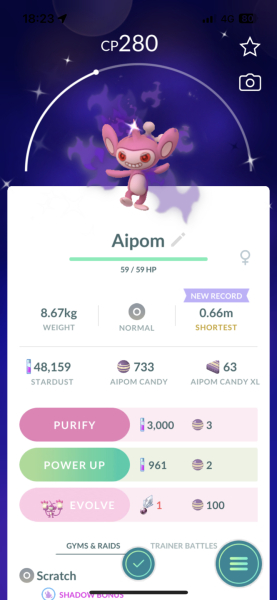 Routine Sparkles Pokémon Go 