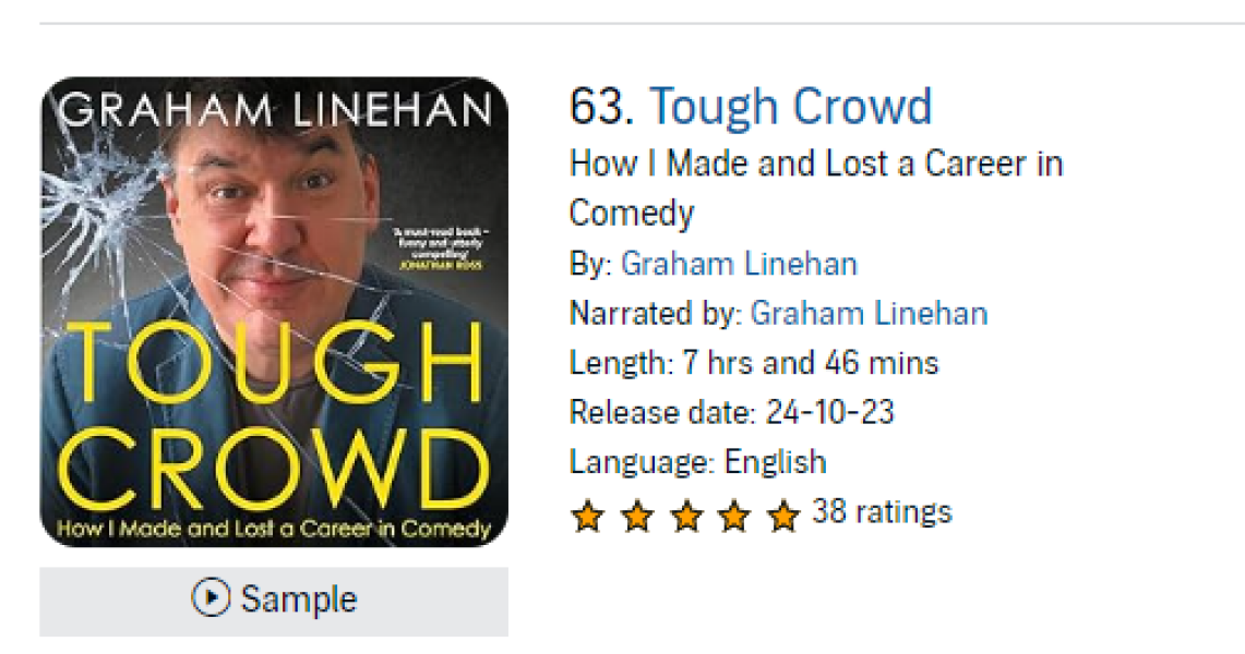 Tough Crowd - Graham Linehan