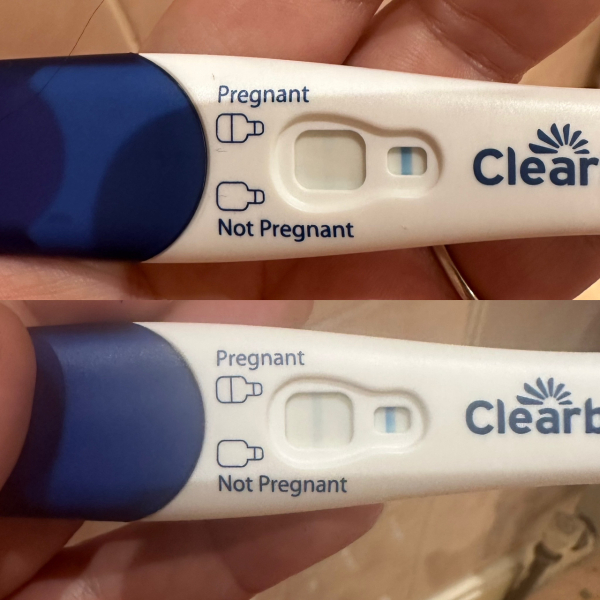 4 Weeks 2/3 days. Faint Tests