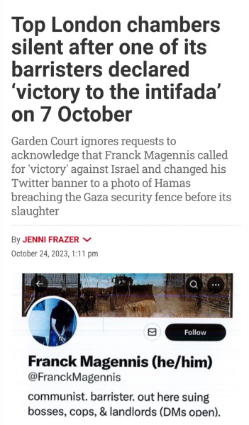 The people that don't call those that support Hamas