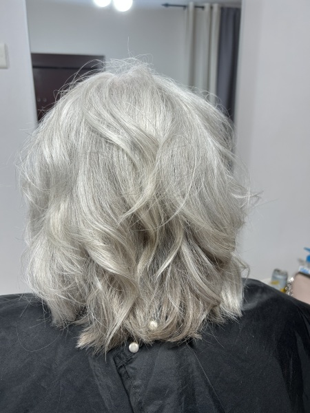 To just grow out grey hair?