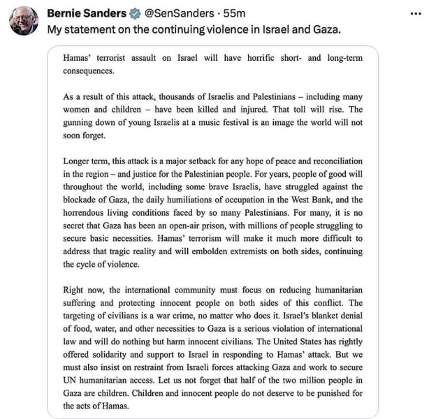 I understand why they are so set on destroying Hamas
